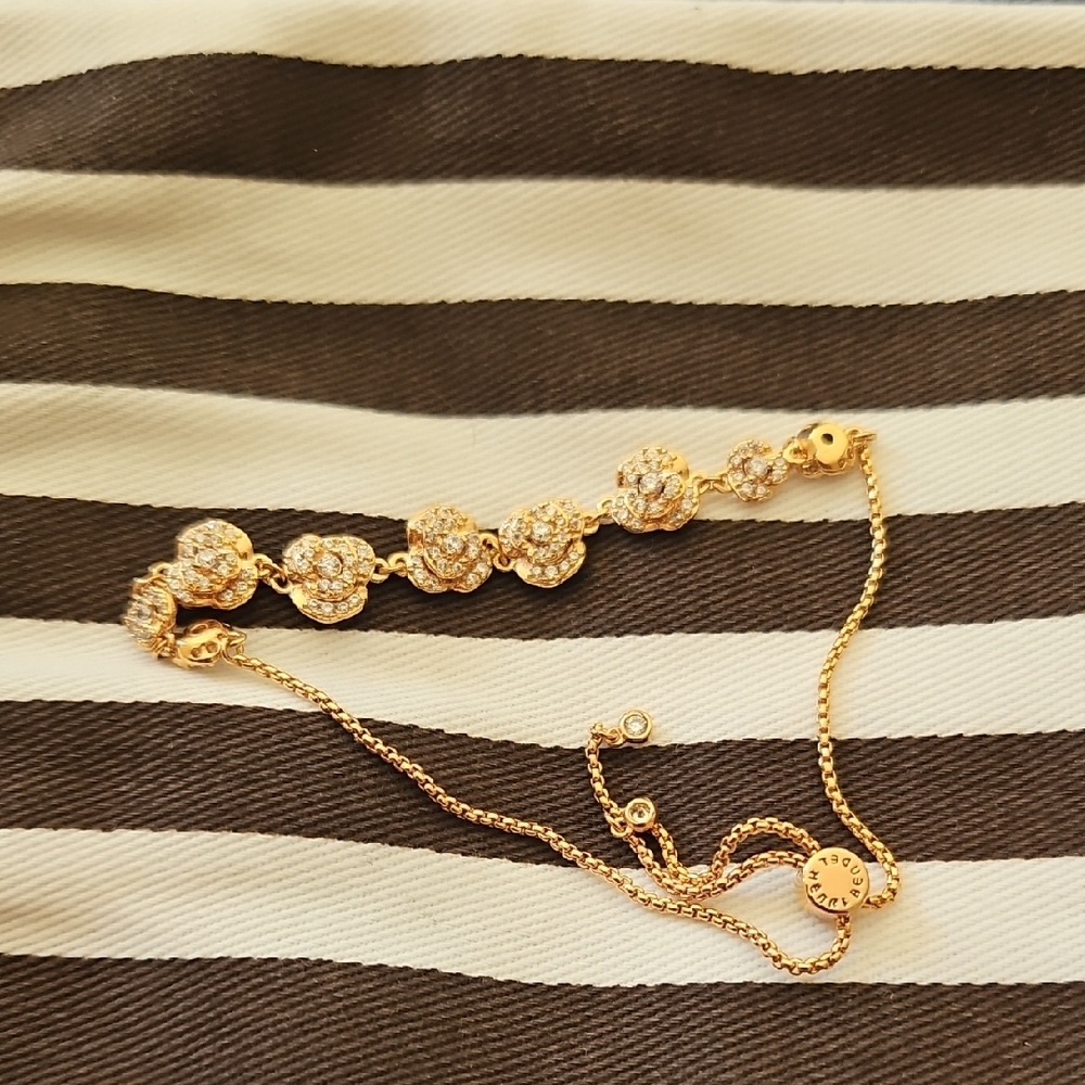 🛑HENRI BENDEL Rose Bouquet Slider Bracelet